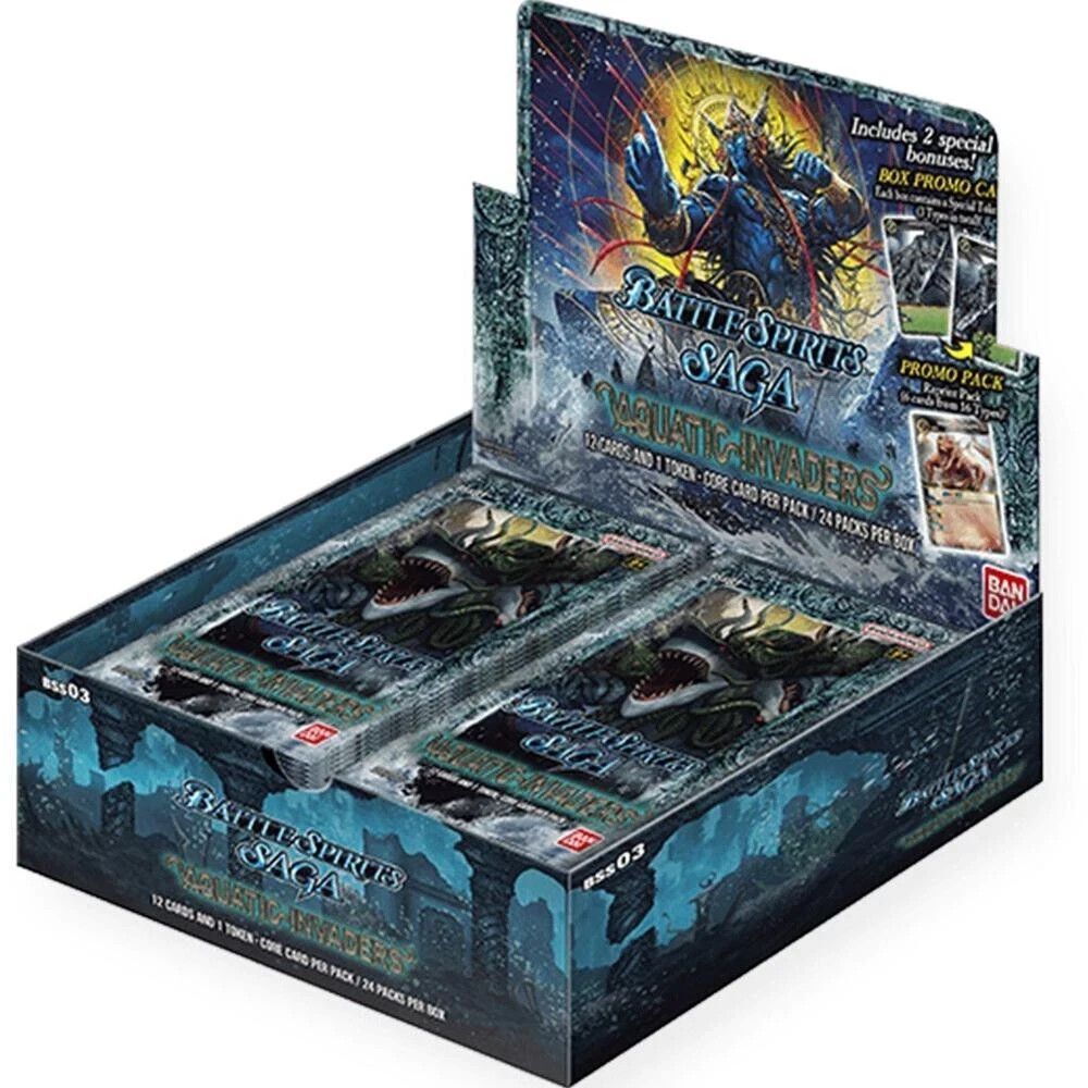 Battle Spirits Saga: Set 03 (BSS03) Aquatic Invaders Booster Box *SEALED*